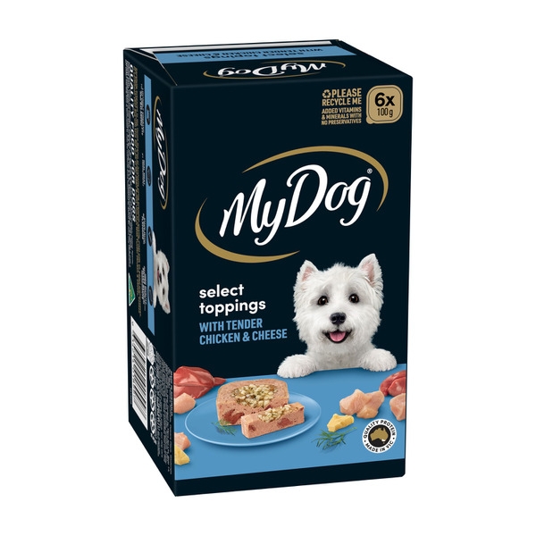 My Dog Tender Chicken With Cheese 6 x 100g