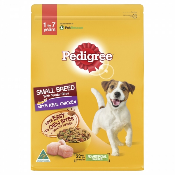 Pedigree Dry Dog Food Small Breed With Real Chicken 2.5kg