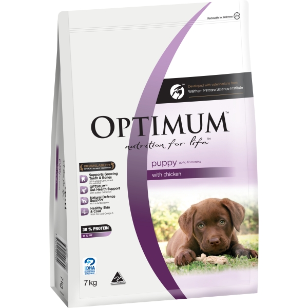 Optimum Puppy Dry Dog Food Chicken 7kg