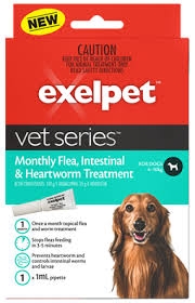 Exelpet Vet Series Flea Heart Worm Dog Small 1ml