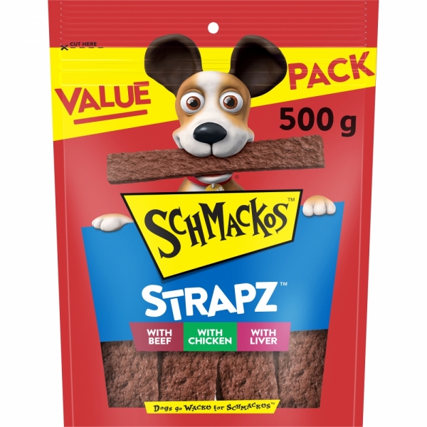 Schmackos Strapz Variety 500g