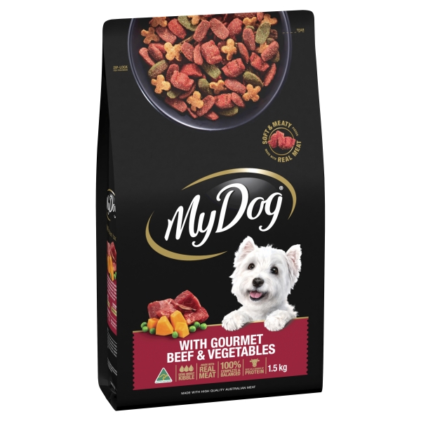 My Dog Dry Dog Food Gourmet Beef & Vegetables 1.5kg