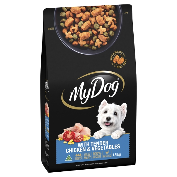 My Dog Dry Dog Food Tender Chicken & Vegetables 1.5kg