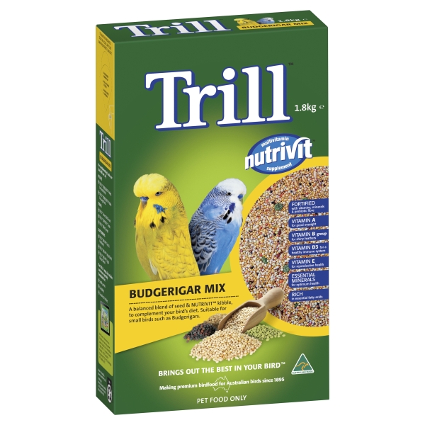 Trill Budgerigar Mix 1.8kg