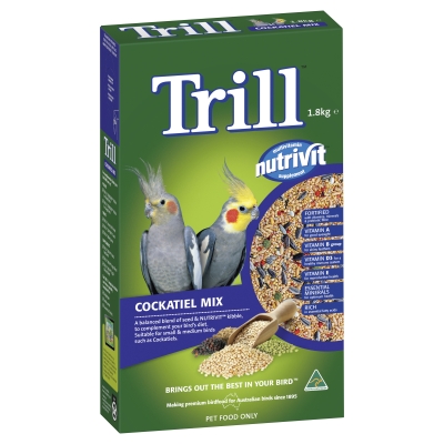 Trill Cockatiel Mix 1.8kg