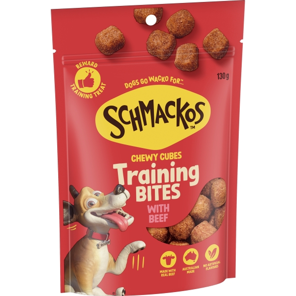 Schmackos Chewy Training Bites Beef 130g