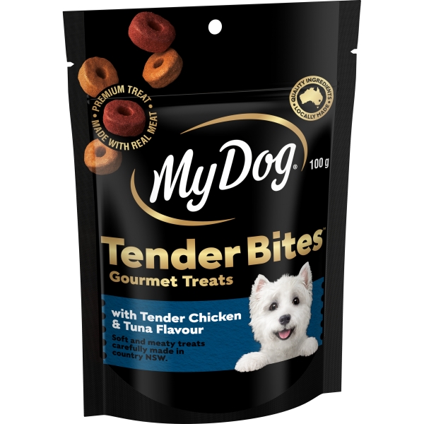 My Dog Tender Bites Treats Chicken & Tuna 100g