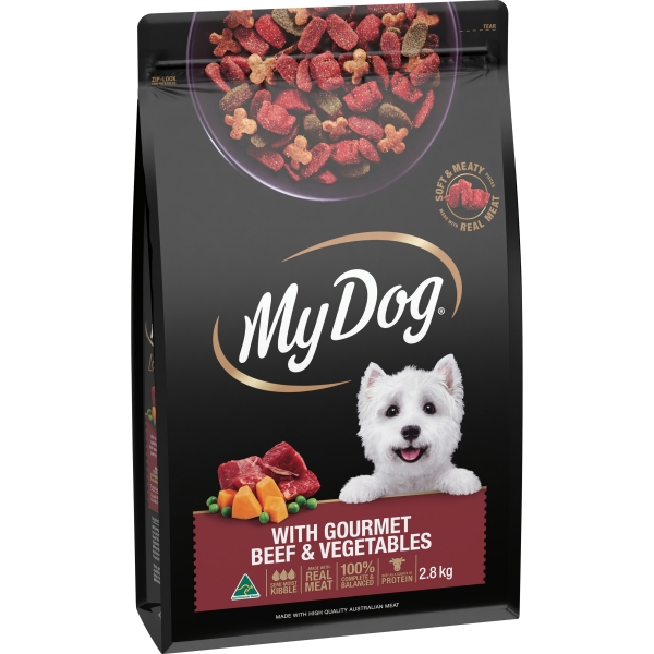 My Dog Adult Dry Dog Food Gourmet Beef & Vegetables 2.8kg