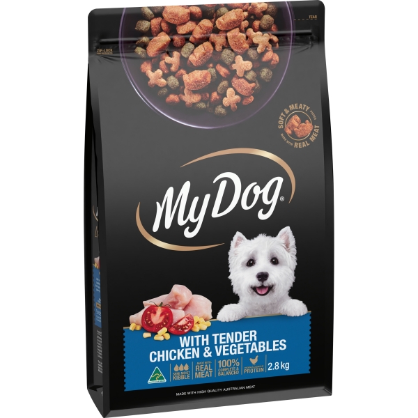 My Dog Adult Dry Dog Food Tender Chicken & Vegetables 2.8kg