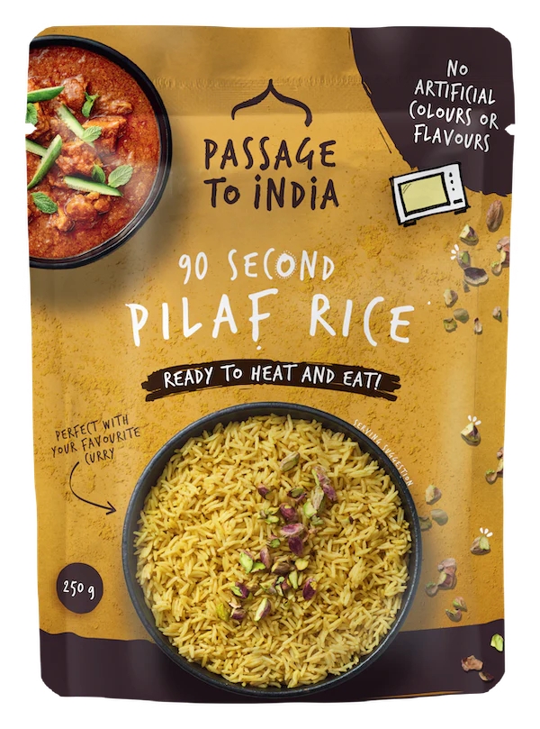 Passage To India Microwave Pilaf Rice 250g