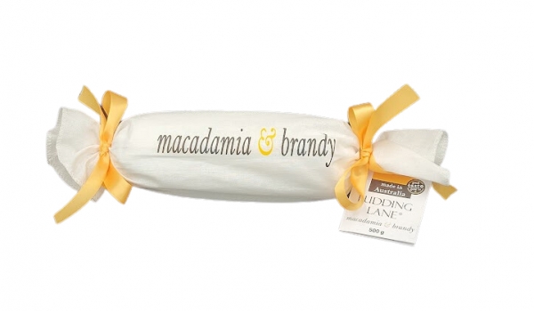 Pudding Lane Macadamia & Brandy Log 500g