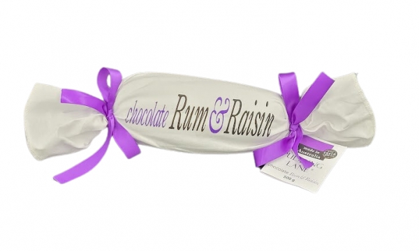 Pudding Lane Chocolate Rum & Raisin Log 500g