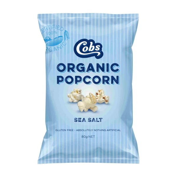 Cobs Organic Popcorn Sea Salt 80g