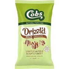 Cobs Popcorn Drizzl'd Milk Choc Sweet & Salty 110g