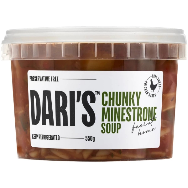 Dari's Soup Chunky Minestrone 550g