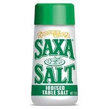 Saxa Iodised Salt Picnic Pack 125g