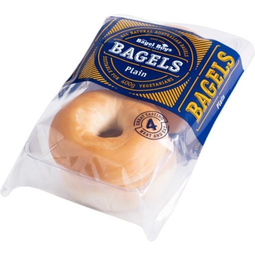 Bagel Boys Bagel Plain 4 Pack 400g