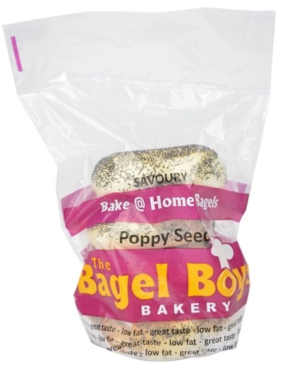 Bagel Boys Poppy Seed Bagels 4 Pack 400g