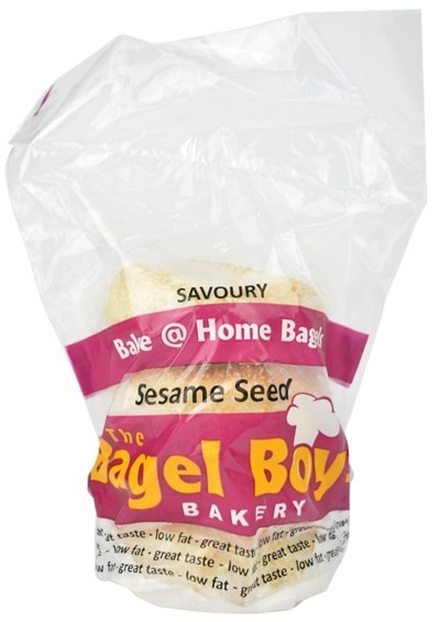 Bagel Boys Sesame Seed Bagels 4 Pack 400g