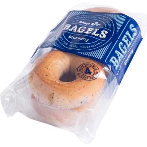 Bagel Boys Blueberry Bagels 4 Pack 400g