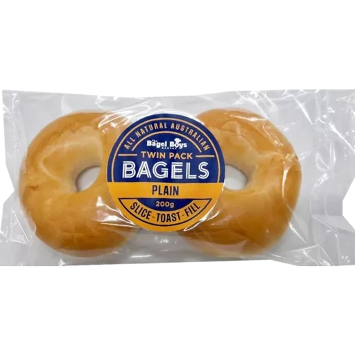 Bagel Boys Bagels Plain 2 Pack 200g