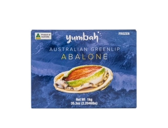 Yumbah Australian Greenlip Abalone Shell On 1kg