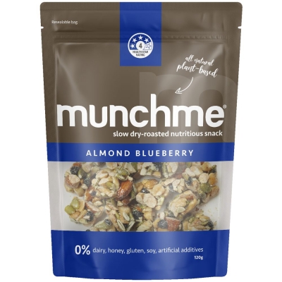 Munch Me Snack Almond Blueberry 120g