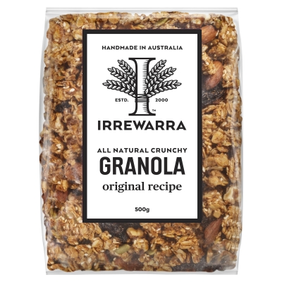 Irrewarra All Natural Crunchy Granola Original 500g