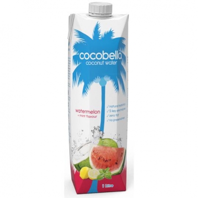 Cocobella Coconut Water Watermelon Mint 1lt