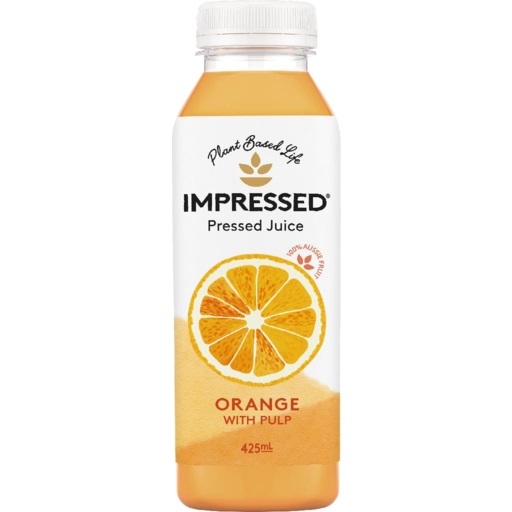 Impressed Pressed Juice Orange With Pulp 425ml