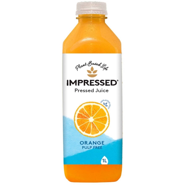 Impressed Juice Orange Pulp Free 1lt