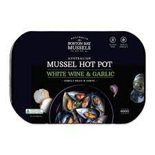 Boston Bay Mussel Hot Pot White Wine & Garlic 600g