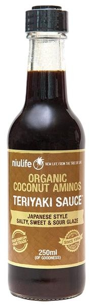 Niulife Organic Coconut Teriyaki Sauce 250ml