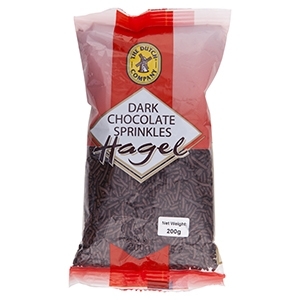 The Dutch Company Dark Chocolate Sprinkles 200g