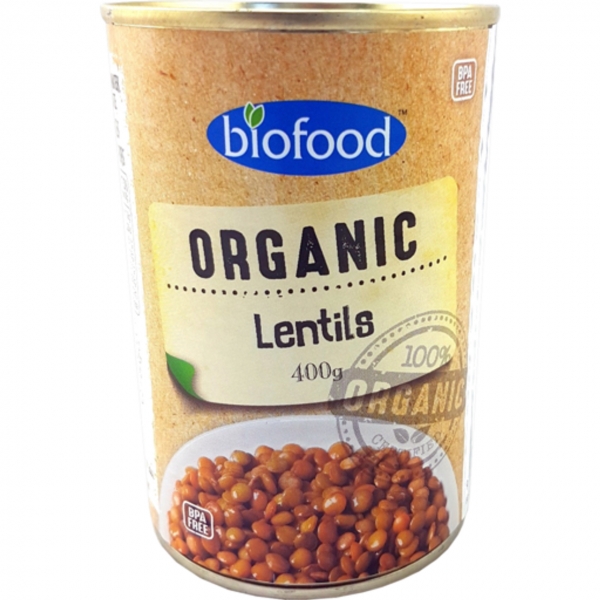 Biofood Organic Lentils 400g