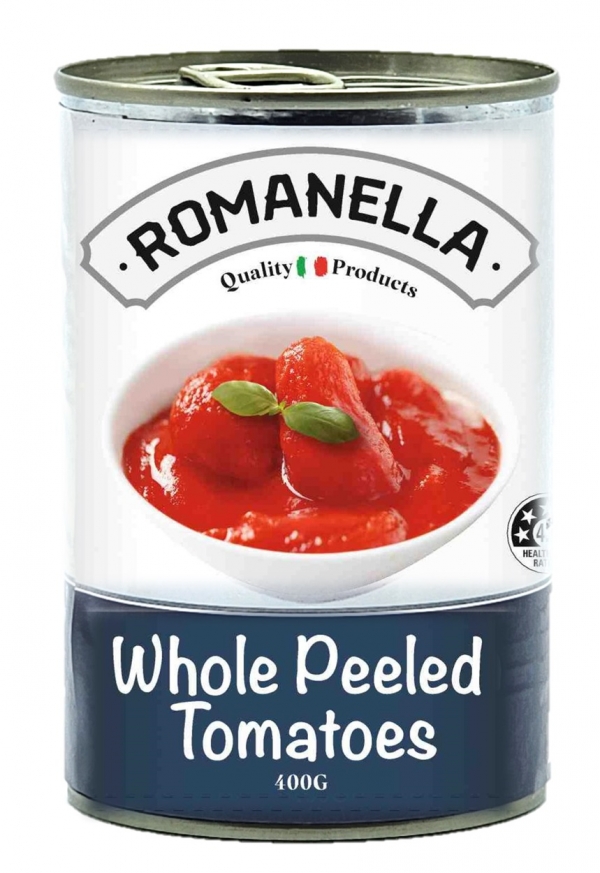 Romanella Whole Peeled Tomatoes 400g