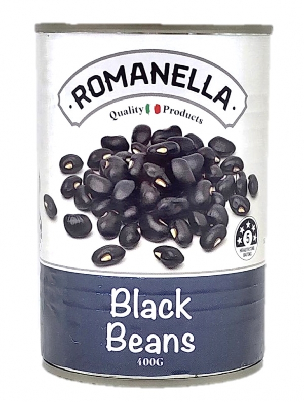 Romanella Black Beans 400g