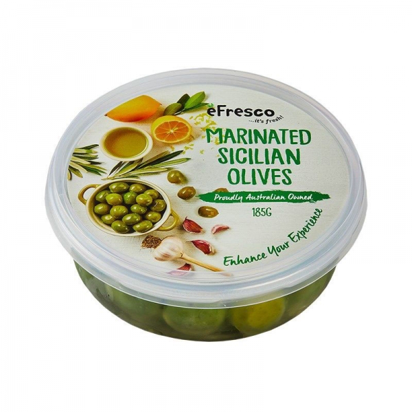 E Fresco Marinated Sicilian Olives 185g