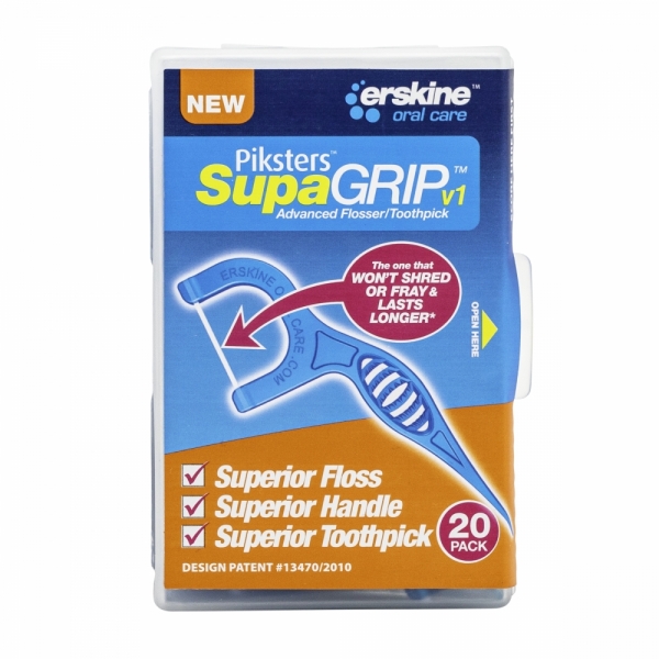 Piksters Supagrip Floss Picks 20 Pack