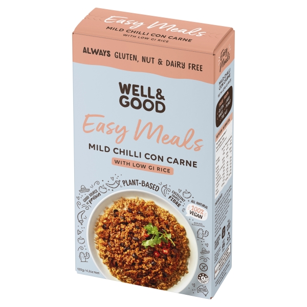 Well & Good Easy Meals Mild Chilli Con Carne 120g