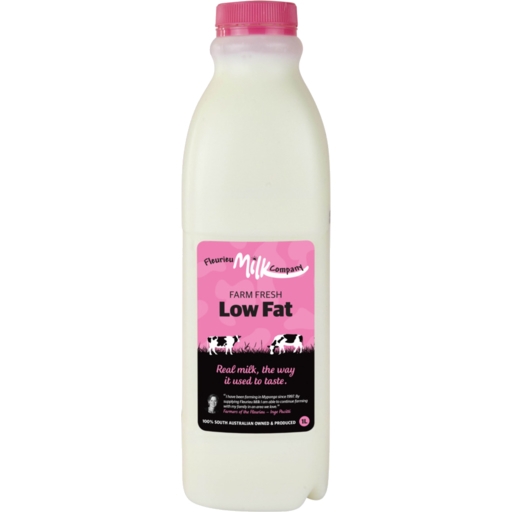 Fleurieu Milk Co Farm Fresh Low Fat Milk 1lt