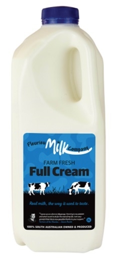 Fleurieu Milk Co Farm Fresh Milk Full Cream 2lt