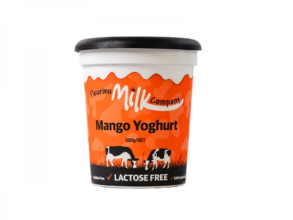 Fleurieu Mango Yoghurt Lactose Free 500ml