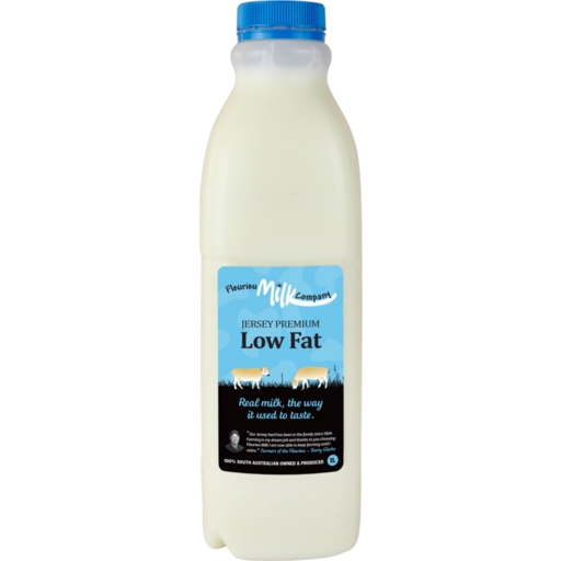 Fleurieu Milk Co Jersey Low Fat Milk 1lt