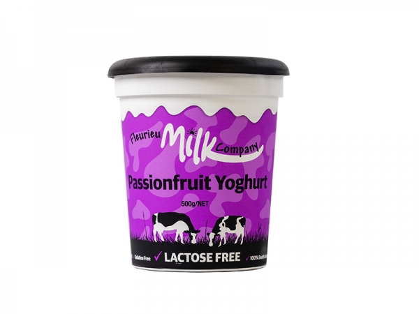 Fleurieu Passionfruit Yoghurt Lactose Free 500ml