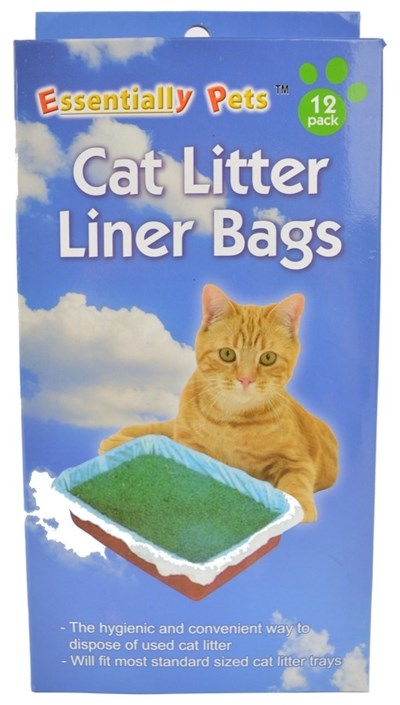 Essentially Pets Cat Litter Tray Liner 12 Pack