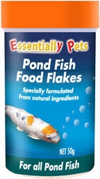 Essentially Pets Pond Fish Food Flakes 50g