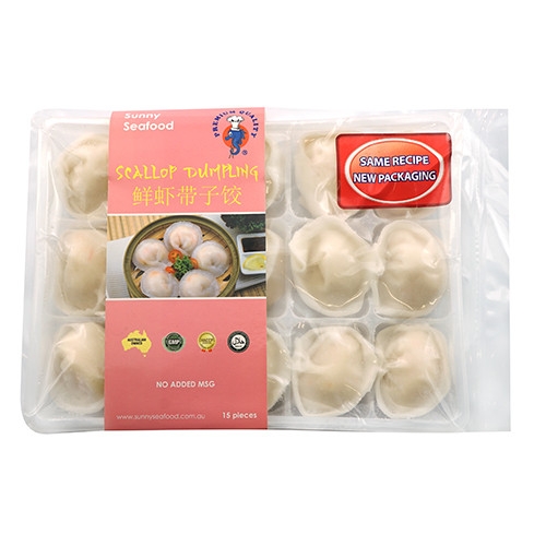 Sunny Seafood Scallop Dumplings 450g