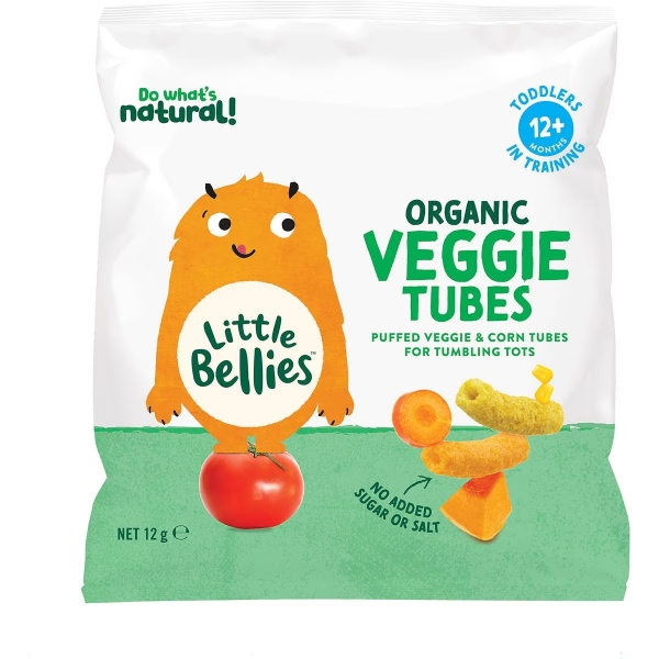 Little Bellies Organic Veggie Tubes 12 Months+ 12g