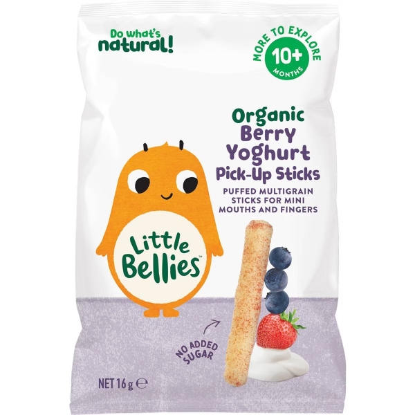 Baby Bellies Pick Up Sticks Berry Yoghurt 10 Months+ 16g